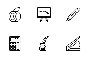 Herramientas de oficina Paquete de Iconos