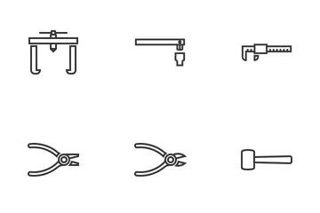 Herramientas manuales Paquete de Iconos