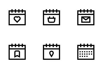 Heure et date Pack d'Icônes