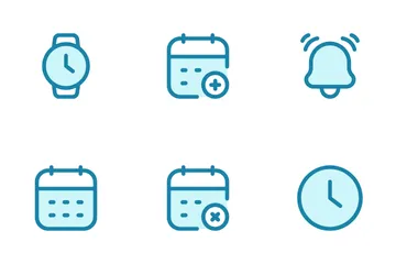 Heure et date Pack d'Icônes