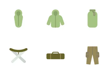 Hiking & Equipment Icon Pack