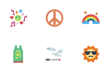 Hippie & Peace Icon Pack