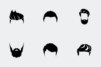Hipster Men Style Icon Pack