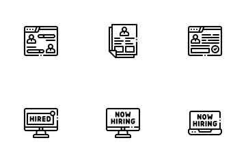 Hiring Process Icon Pack