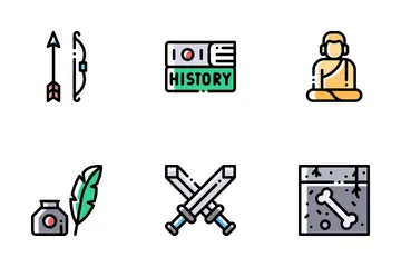 Histoire Pack d'Icônes