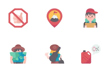Hitchhiking Icon Pack