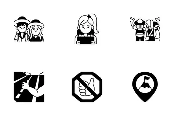 Hitchhiking Icon Pack