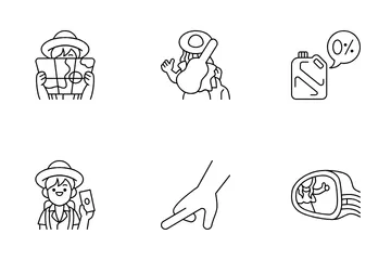 Hitchhiking Icon Pack