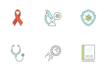 HIV And AIDS Icon Pack