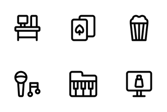 Hobbies And Free Time Icon Pack