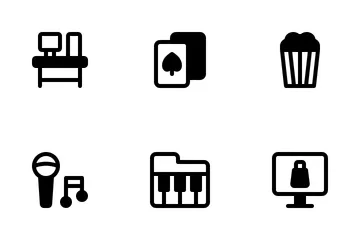 Hobbies And Free Time Icon Pack