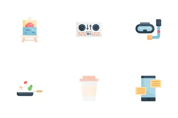 Hobbies And Free Time Icon Pack