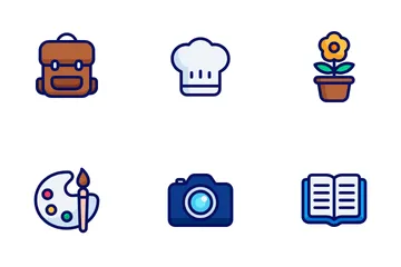 Hobbies And Free Time Icon Pack