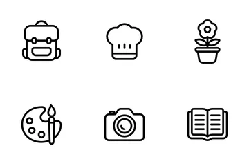 Hobbies And Free Time Icon Pack