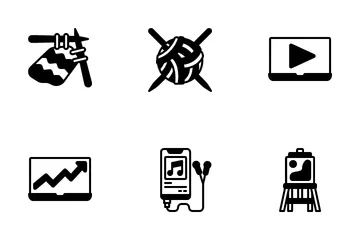 Hobbies And Freetime Icon Pack