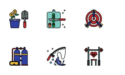 Hobbies And Interest Icon Pack