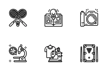 Hobbies And Leisure Icon Pack