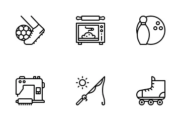 Hobbies Freetime Icon Pack