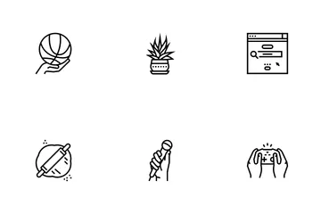 Hobby Leisure Time Icon Pack
