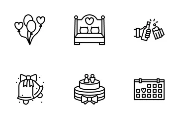Hochzeit Symbolpack