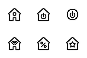 Casa inteligente Paquete de Iconos