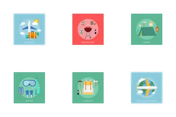 Holiday And Recreations Icon Pack