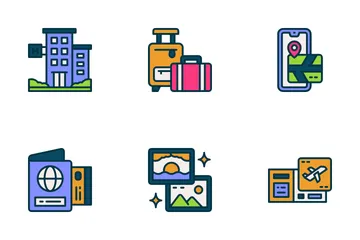 Holiday And Travel Icon Pack