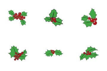 Holly Berry Icon Pack
