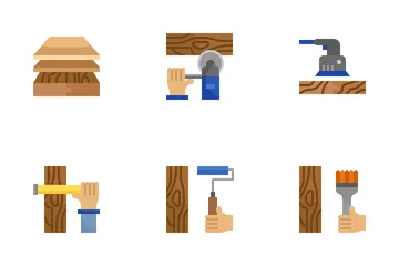 Holzboden Symbolpack