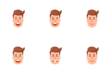 Hombre Emoji 2 Paquete de Iconos