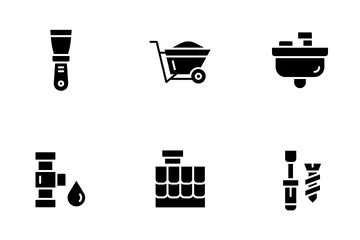 Home And Building Renovation Icon Pack