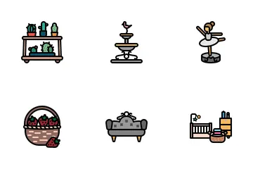 Home And Decoration Icon Pack