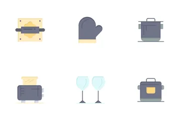 Home Appliances And Kitchen Icon Pack