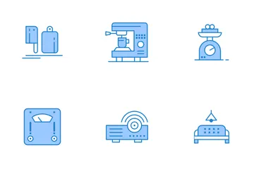 Home Appliances And Kitchen Icon Pack