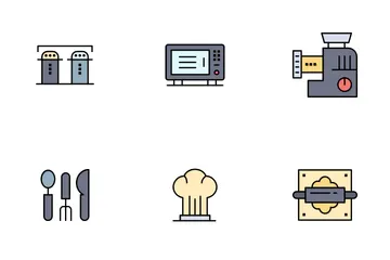 Home Appliances And Kitchen Icon Pack