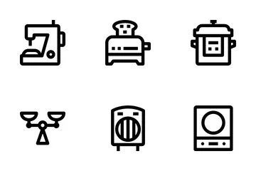 Home Appliances Basic Icon Pack