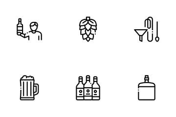Home Brewing Beer Icon Pack