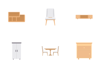 Home Decor And Furniture Icon Pack