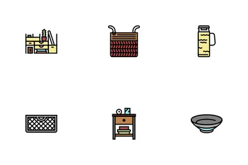 Home Decoration And Furniture Icon Pack