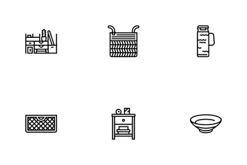 Home Decoration And Furniture Icon Pack