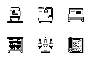 Home Decoration Icon Pack