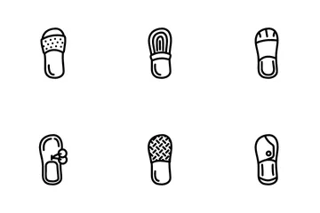 Home Footwear Comfortable Shoes Icon Pack