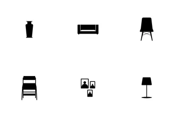 Home Furnitures Icon Pack