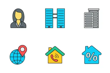Home Insurance & Building Icon Pack