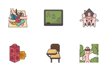 Home Schooling Icon Pack