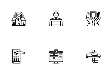 Home Security Device Icon Pack