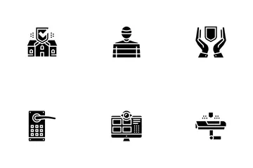 Home Security Device Icon Pack