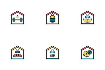 Home Training Course Icon Pack
