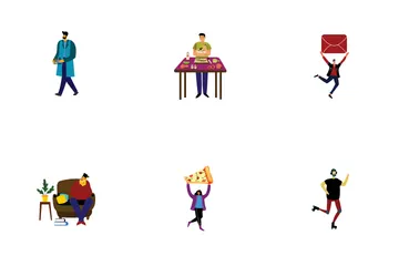 Hommes Femmes Signe différent Pack d'Icônes