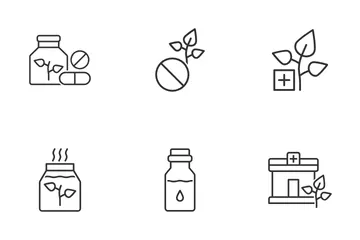 Homöopathie Medizin Symbolpack